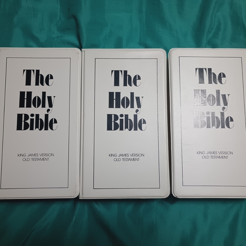 THE HOLY BIBLE Vol 1-2 &3Cassettes King James Version Old Testament